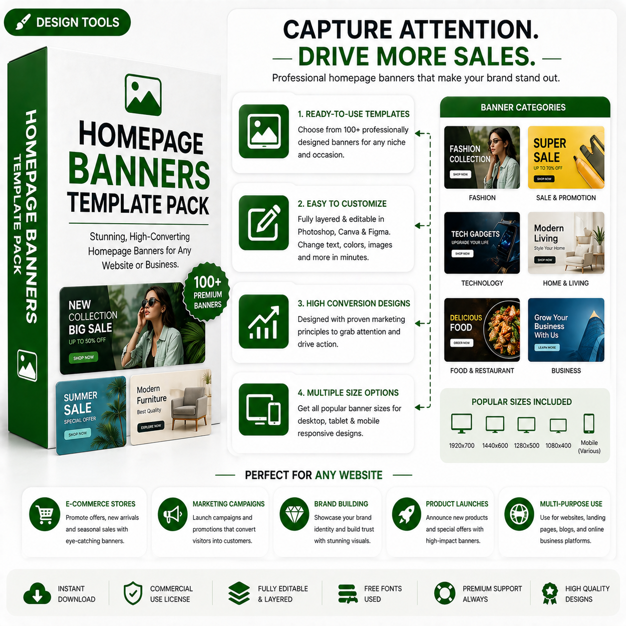 Homepage Banners