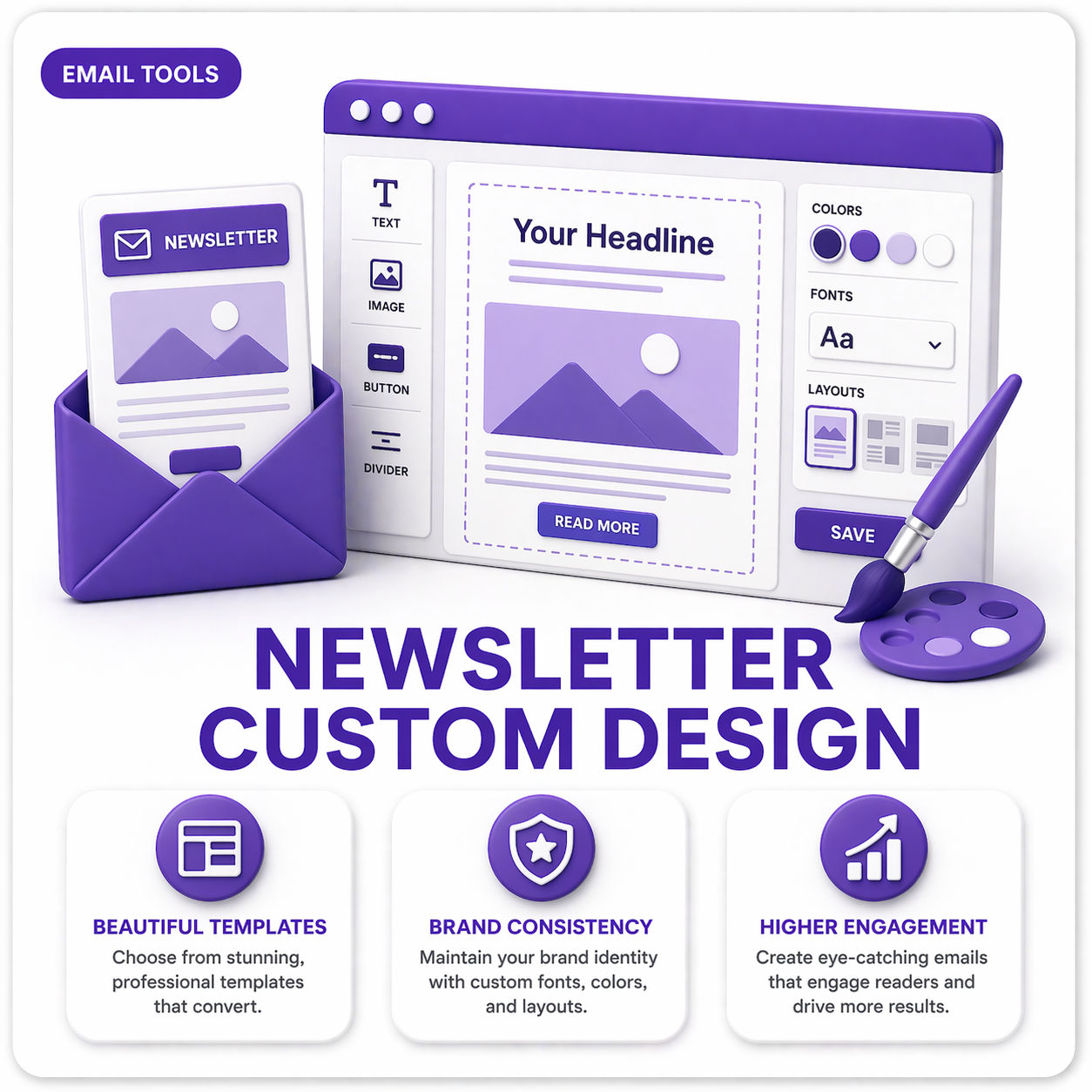 Newsletter Custom Design